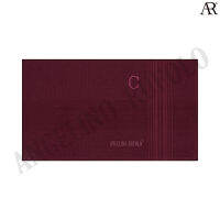 ANGELINO RUFOLO Handkerchief-C (ผ้าเช็ดหน้า) ผ้า 100% COTTON คุณภาพเยี่ยม ดีไซน์เรียบหรู Alphabet-C