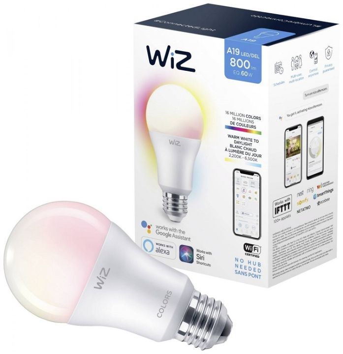 WiZ A60 9W LED RGB Smart Bulb