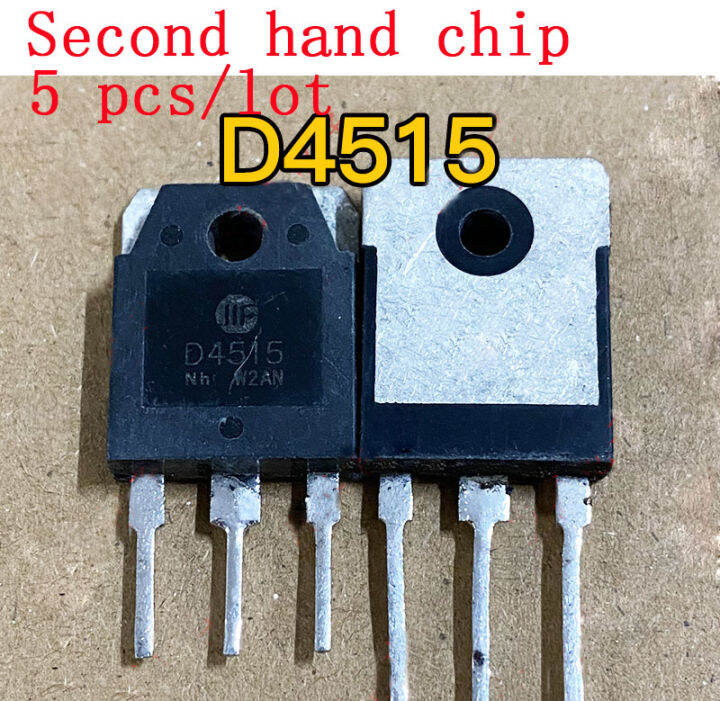 5 Pcs/lot Second Hand 2SD4515 D4515 TO-3P Power Switch Transistor 15A ...