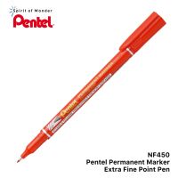 Pentel ปากกาเคมี ปากกาเขียนซีดี เพนเทล NF450 - หมึกสีแดง