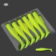 Flash Sale 6 cái mồi mềm TPR Mồi Câu Cá cao su 8 cm Mồi câu cá mồi silicon