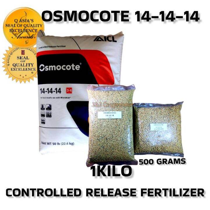 Osmocote 14-14-14 (1kg/500 grams) CONTROLLED/SLOW RELEASE FERTILIZER ...