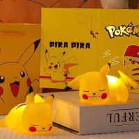 ไฟกลางคืน Pokemon Pikachu ของเล่นเด็กเรืองแสงโคมไฟหัวเตียงเด็กของขวัญคริสต์มาสวันเกิดโปเกมอน Pikachu