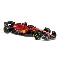 “{:》 Urago 1:43 2022 F1 Scuderia F1-75 #16 Leclerc #55 Sainz Alloy รถหรูรถขึ้นรูปของขวัญคอลเลกชันโมเดลของเล่น