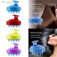 Spa Slimming Massage Brush Silicone Scalp Shampoo Scalp Handheld Comb Hair Washing Comb Shower Bath Brush