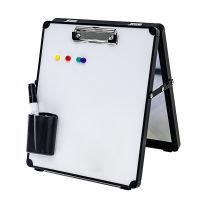 Magnetic Whiteboard 30 x 25 cm Desktop Small Whiteboard Foldable Whiteboard for Office School Restaurant and Home