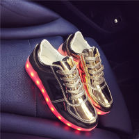 Size 27-42 Kids USB Luminous Sneakers for Girls Boys Women Shoes with Light Led Shoes Glowing Sneakers Krasovki with Backlight