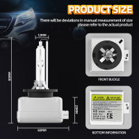 LSlight โคมไฟ35วัตต์6000พันไฟหน้าอัตโนมัติหลอดไฟ D3S รถซีนอน HID ไฟหน้า12โวลต์ DC สำหรับ Dodge Charger (LX) ซีดาน V6 V8 2015 2016