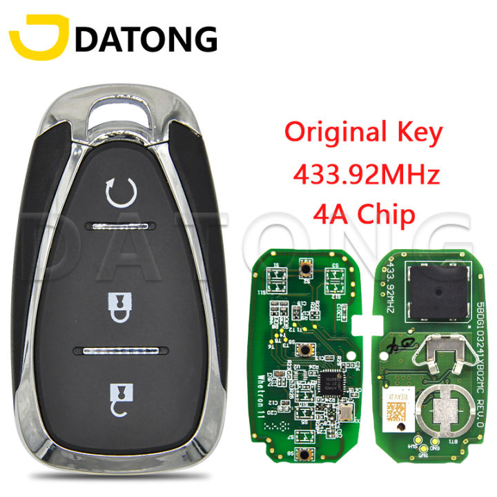 datong-world-รีโมทคอนลกุญแจรถสำหรับ-chevrolet-tracker-orlando-jm-trax-433-92-mhz-4a-pcf7938x-ชิปเปลี่ยนการ์ดเดิม