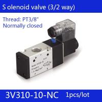 LJLJ-1pcs Free Shipping Pneumatic Valve Solenoid Valve 3v310-10-Nc Normally Closed Dc12v 24v Ac220v 3/8quot; 3 Port 2 Position 3/2 Way