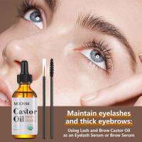 Cosmetics Castor Oil 60ml Natural Cold Pressed Castor Oil Eyelash Growth Serums Lash Enhancing for Natural Lashes or Lash Extensions Brows intensely