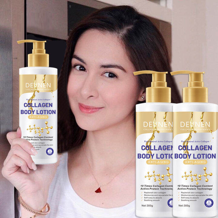 Collagen Whitening Body Lotion 300g Remove melanin Moisturizing skin ...