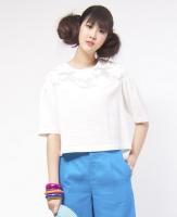 C&amp;D COTTON NORMAL BLOUSE (CL1OWH)