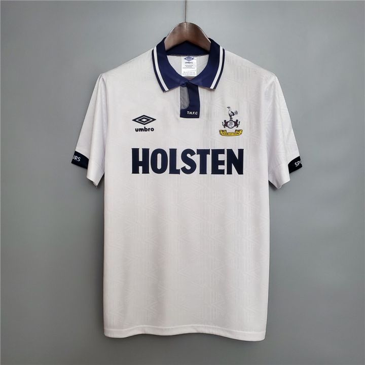 high-quality-91-93-tottenham-hotspur-home-retro-soccer-jersey-ฟุตบอล-เสื้อบอล-เสื้อฟุตบอลชาย-ชุดฟุตบอลผู้ชาย