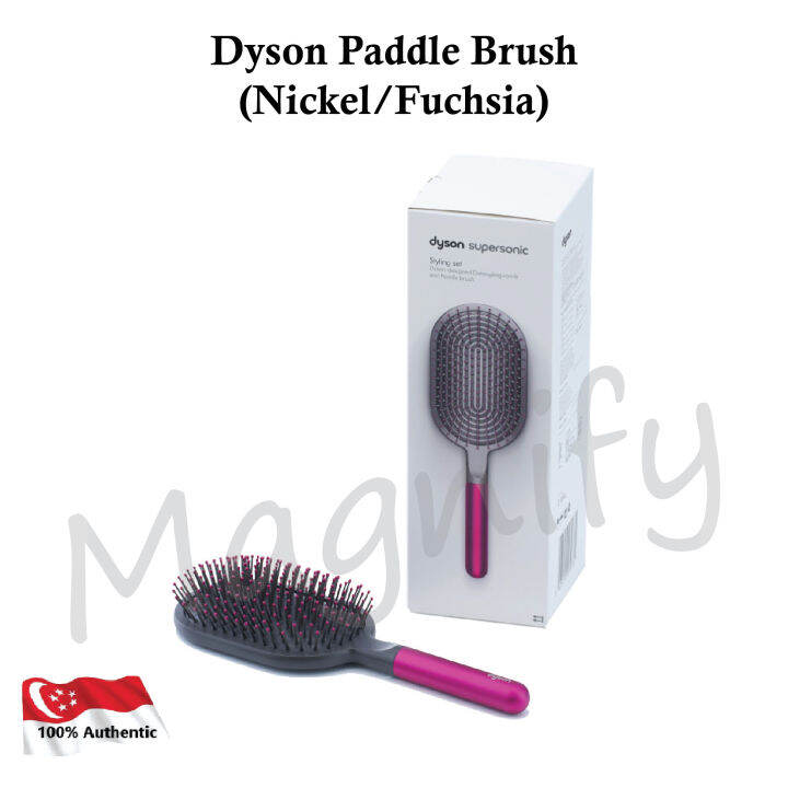 Dyson Paddle Brush (Nickel/Fuchsia) Lazada Singapore