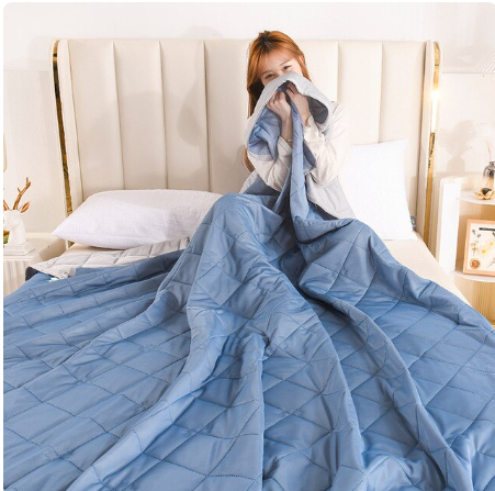 Silk Summer Quilt Ice Spring Cool Feeling Quilt Blanket 150*200cm KTB ...