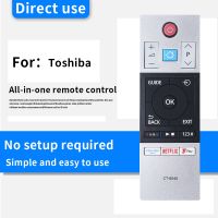 ZF Applies To CT-8545 For Toshiba Remote Control Prime Video Netflix Fplay Button VINABTY CT 8545 Remote Control For Toshiba CT8