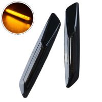 JHTJHNDTGFJHND 2Pcs Car Fender Side Marker Light สำหรับ BMW F10 F11 F18 5Series 2011-2016ไฟเลี้ยวด้านข้างไฟเครื่องหมาย12V