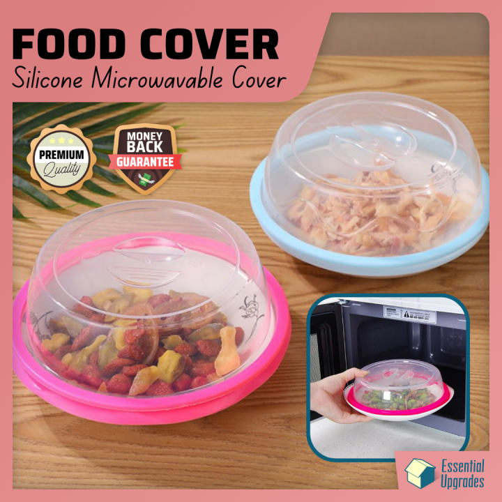 Plastic Microwave Plate Cover Transparent Splash Proof Food Cover