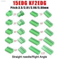 ﺴ✌❐ 5Pair 15EDG KF2EDG 3.5mm 3.81mm 3.96mm 5.08mm PCB Screw Terminal Block 2-14Pin Male Plug Female Socket Pin Header Wire Connector