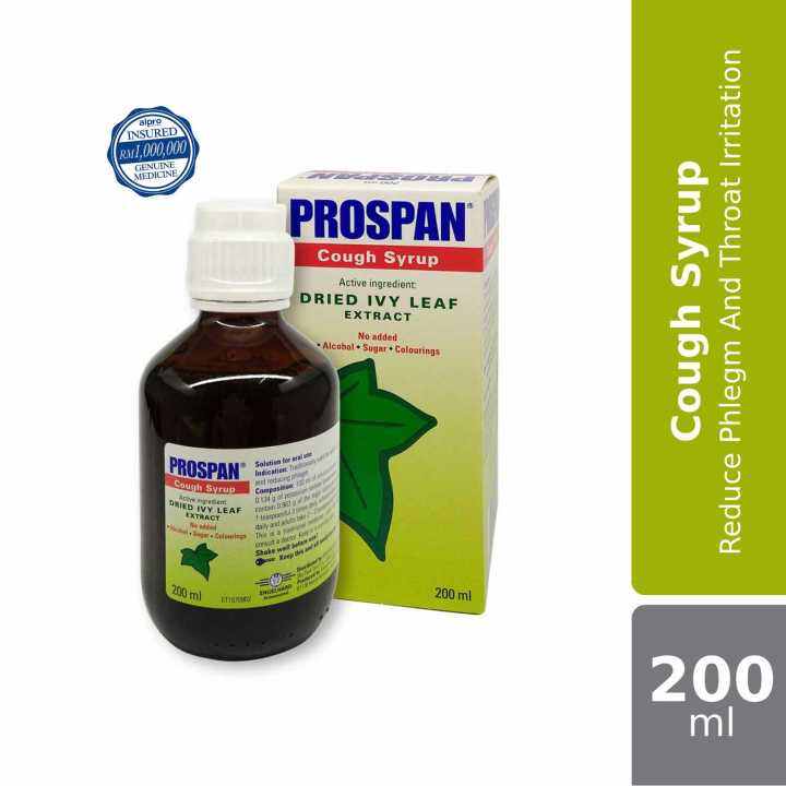 Alpro Pharmacy Prospan Cough Syrup 200ml Reducing Phlegm And Throat