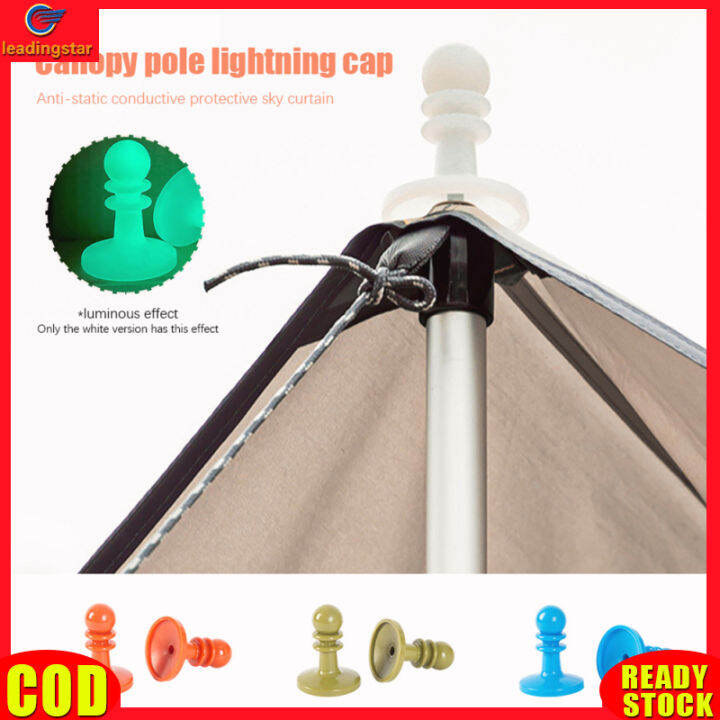 leadingstar-rc-authentic-outdoor-lighting-protection-cap-multi-purpose-portable-lightweight-anti-thunder-camping-canopy-tent-pole-hat