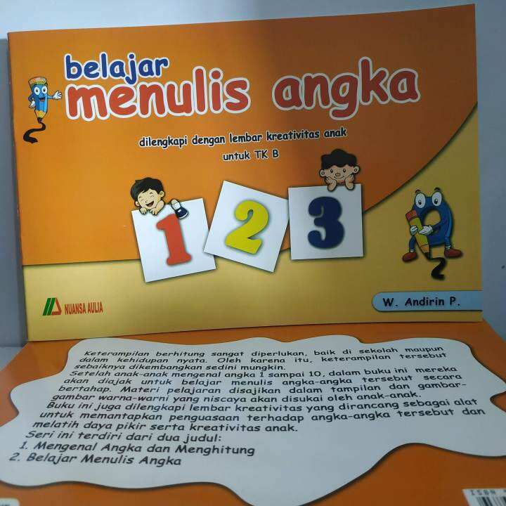 Belajar Menulis Angka Untuk TK. B | Lazada Indonesia