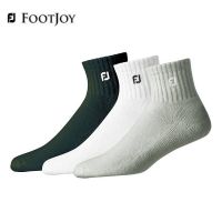 FOOTJOY ของแท้ FJ16451กอล์ฟใหม่ถุงเท้าทรงท่อกลางของผู้ชายหนาระบายอากาศถุงเท้าผ้าฝ้ายเกาหลี