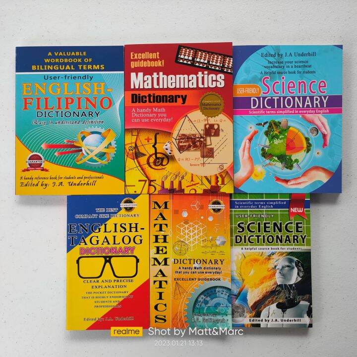 Dictionary EnglishFilipino, Math, Science, Computer, Synonym, Antonym