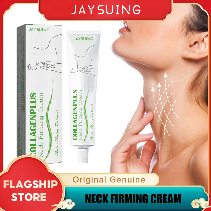 Jaysuing Collagen Neck Firming Cream Firming Wrinkle Remover Rejuvenation Skin Smooth Anti Aging