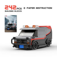 MOC New A-Team GMC Vandura Van Simulation Car Building Blocks Assemble Vehicle Model Bricks DIY Toys For Children Birthday Gifts