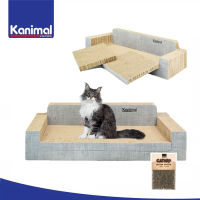 ที่ลับเล็บแมว Kanimal Fabric Sofa ที่ลับเล็บแมวโซฟา ที่ฝนเล็บแมว โซฟาแมว 55x22x13.5 ซม. ที่ข่วนเล็บแมว Cat Scratcher MacchiE