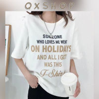 QXshop เสื้อยืดทรงสวย ✨คอกลม หลากหลายสีสดใสสุดๆ ใส่แล้วมันต๊าชมาก ⚡️ปังเวอร์ ⚡️