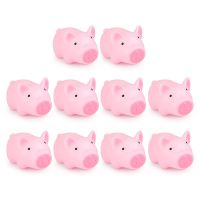 10pcs/lot Pink Pig Sound Pet Toy Small Pig Cat Dog Toy For Teddy Puppy Squeak MIni Pig Dog Toys Toys