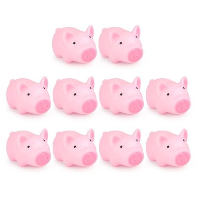 10pcs/lot Pink Pig Sound Pet Toy Small Pig Cat Dog Toy For Teddy Puppy Squeak MIni Pig Dog Toys Toys