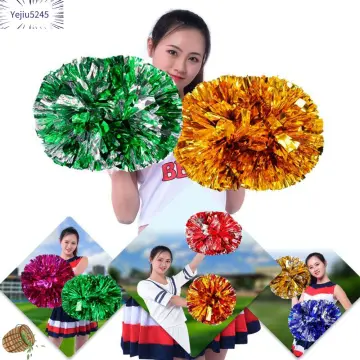 Supplies Cheerleader Pom Poms Cheerleading Cheering Ball Dance Party  Decorator