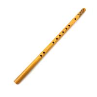 YOUZI 44CM Chinese Traditional 9 Hole Bamboo Flute Vertical Flute Musical Instrument