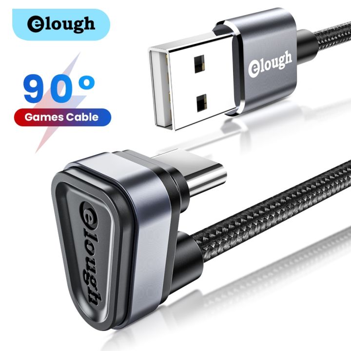 elough-usb-type-c-cable-for-samsung-xiaomi-mi-redmi-usb-c-cable-2-4a-fast-phone-charging-data-cord-type-c-180-degree-usb-c-cable