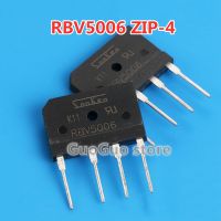 5Pcs RBV5006 ZIP-4 50A 600V วงจรเรียงกระแสเต็มคลื่นแบบบริดจ์ Stack ใหม่เดิม