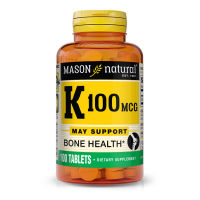 Mason Natural, Vitamin K2, 100 mcg, 100 Tablets