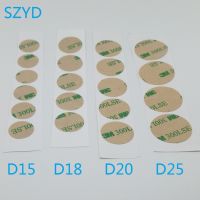 10 PCS/LOT 0.17mm Ultra Thin Circular Double-Sided Adhesive Tape Diameter 15mm 18mm 20mm 25mm Strong Round 3M Self-adhesive Adhesives Tape