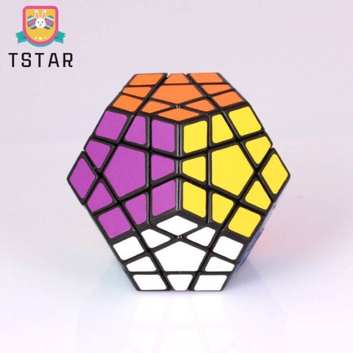 tstarshengshou-megaminx-ของเล่นปริศนาคดเคี้ยวความเร็วลูกบาศก์มายากลพัฒนาสมองสีดำ