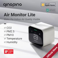 Qingping 5in1 Apple HomeKit Compatible WiFi Air Quality Monitor,Portable CO2 Meter Sensor Detects PM2.5PM10,Temperature,Humidity