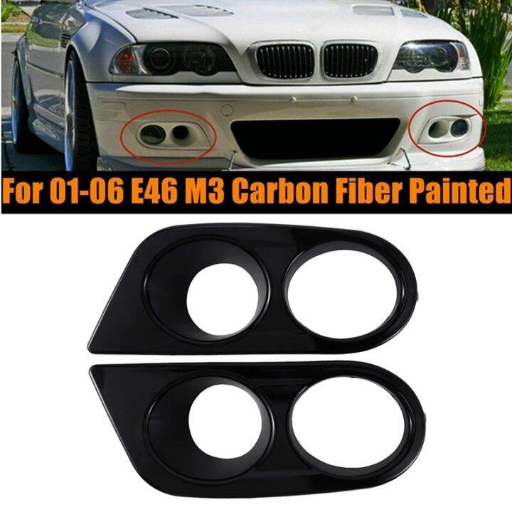 2pcs-fog-lamp-frame-with-two-holes-front-bumper-mesh-grille-automotive-parts-accessories-for-bmw-3-series-e46-m3-01-06-51112695255-51112695256