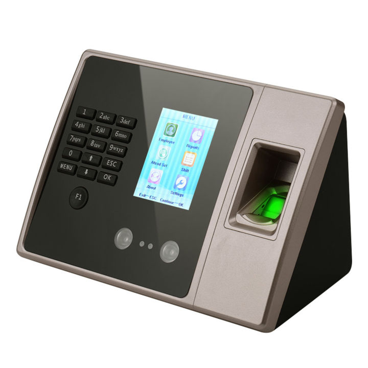 keykits-intelligent-biometric-fingerprint-time-attendance-machine-with-hd-display-screen-time-clock-support-face-fingerprint-password-employee-checking-in-recorder-reader-support-usb-disk-access