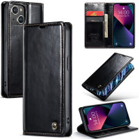 iPhone 13 Case, WindCase PU Leather Cover Magnetic Closure Flip Wallet Card Slots Stand Case for iPhone 13
