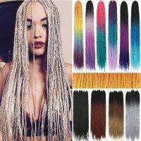 AZQUEEN Synthetic Braiding Hair Extension Senegalese Twist Crochet Braids 30strands/pack Thin Senegal Twists Blonde Ombre