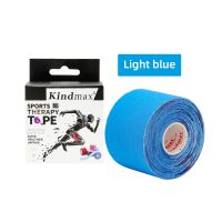 Kindmax Light blue Elastic Kinesiology Tape Sport Physiotherapy Recovery Bandage for Running Knee Muscle Protector