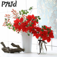 ดอก Poinsettia ประดิษฐ์สำหรับตกแต่งสวน,P7tJd 32ซม. สำหรับประดับต้นคริสต์มาสในบ้านและนอกบ้าน