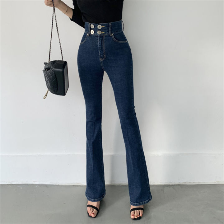 2021hzirip-autumn-blue-casual-denim-flare-pants-2021-skinny-high-waist-chic-ol-full-length-jeans-loose-women-new-wide-leg-trousers